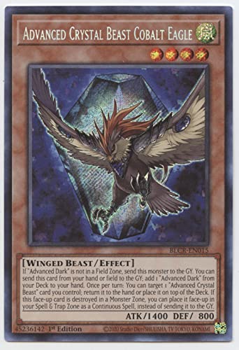 Advanced Crystal Beast Cobalt Eagle - BLCR-EN015 - Secret Rare - 1st Edition