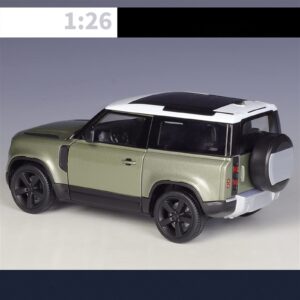 Car Diecast Model Alloy Car Model Diecasts Metal Vehicles Car Model Childrens Toys Gift 1/26 2020 for Land Rover for Defender 90 (Color : White)