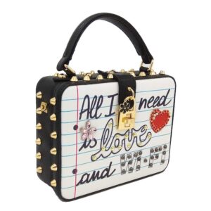 All I Need Is LOVE and WIFI Women's Fashion Faux Leather PU Shoulder Bag Crossbody Handbags