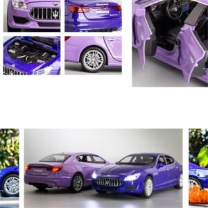 WXXGY for Maserati Quattroporte. 1:32 Coupe Alloy Car Model Diecast Metal Toy Car Model Collection Kids Toy Gift (Color : Blue)