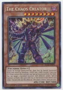 the chaos creator - blcr-en070 - secret rare - 1st edition