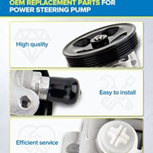 PHILTOP Power Steering Pump 21-167 OE Replacement For SX4 2007 2008 2009 2.0L L4 with Pulley, 4911080J00 Power Assist Pump, Automotive Replacement Power Steering Pumps