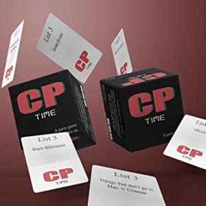 Cp Time Game: A Party Game for US - Card Game for The Culture. Beat The Unpredictable Timer!, Black Trivia Style Game, Multiple Categories: Pop Culture, Music, General Knowledge, & More!