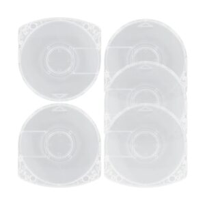 HOVTOIL 10Pcs Replacement UMD Game Disc Storage Case, Clear Game Disc Storage Shell Case Cover Compatible with PSP1000/2000/3000 Clear