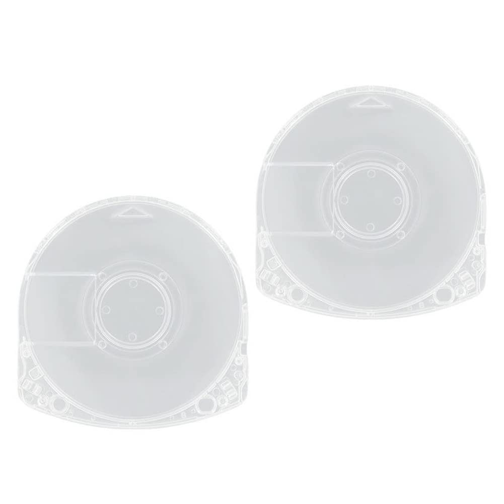 HOVTOIL 10Pcs Replacement UMD Game Disc Storage Case, Clear Game Disc Storage Shell Case Cover Compatible with PSP1000/2000/3000 Clear