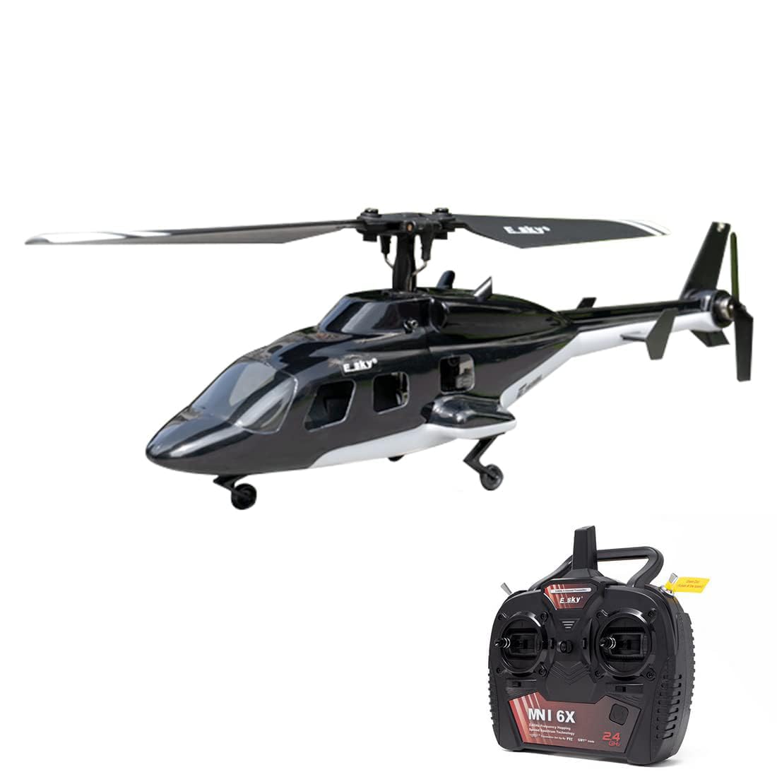 KKXX F150BL Remote Control Helicopter Model with LED Lights, Collectible V3 Airwolf RC Helicopter Aircraft Model Toy Gift for Kids and Adults (RTF Version)