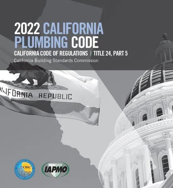 2022 California Plumbing Code, Title 24 Part 5