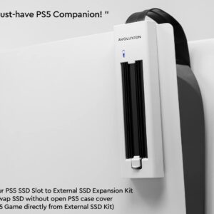 Avoluxion External SSD Expansion Upgrade Kit w/SSD Heatsink for PS5 Game Console (PSX-i1) - Turn Your PS5 Internal SSD Slot to External SSD Expansion Kit - 2 Years Warranty