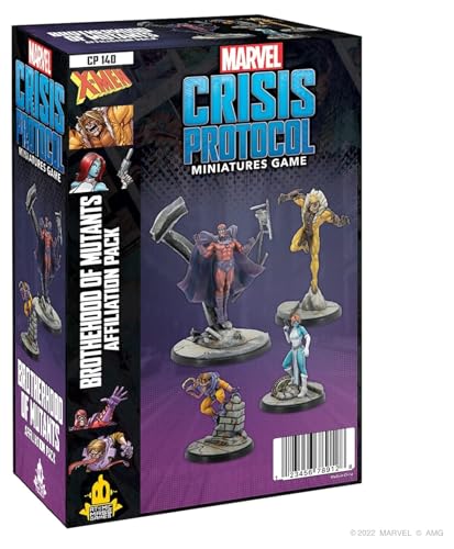 Marvel: Crisis Protocol Brotherhood of Mutants AFFILIATION PACK - Assemble The Mutant Revolution! Tabletop Superhero Game, Ages 14+, 2 Players, 90 Minute Playtime, Made by Atomic Mass Games