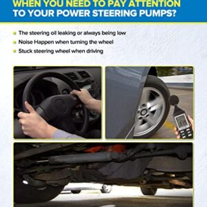 PHILTOP Power Steering Pump 21-167 OE Replacement For SX4 2007 2008 2009 2.0L L4 with Pulley, 4911080J00 Power Assist Pump, Automotive Replacement Power Steering Pumps