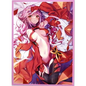 60ct (yuzuriha inori) top loading trading card sleeves deck protector for mtg/tcg/ptc sized cards 67x92mm (07)