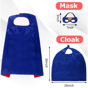 InPoTo Superhero Capes for Kids,Heroes Capes and Masks Fit for 4-12years old boy and girls Dress Up