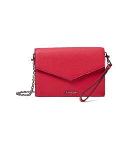 calvin klein convertible crossbody rose red one size