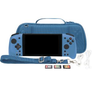 Aenllosi Hard Travel Case for Hori Nintendo Switch Split Pad Pro Handheld Controller-Blue(Only Case)