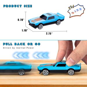 Saparlo 24 PCS Toy Cars for Boys Toddler, Mini Alloy Vehicle Car Toys Set with Gift Cards, Easter Eggs Filler, Party Favor for Kids Age 3+, Birthday Gift Classroom Prize for Children