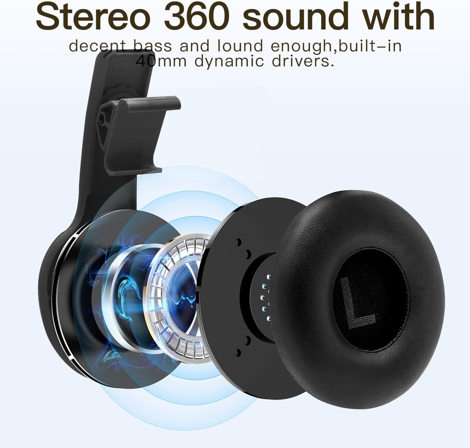 Globular Cluster Stereo VR Headphones for Meta Quest Pro - Clip On Design Easy to Install and Remove- Clip Point and Arm Angle Adjustable