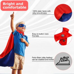 InPoTo Superhero Capes for Kids,Heroes Capes and Masks Fit for 4-12years old boy and girls Dress Up