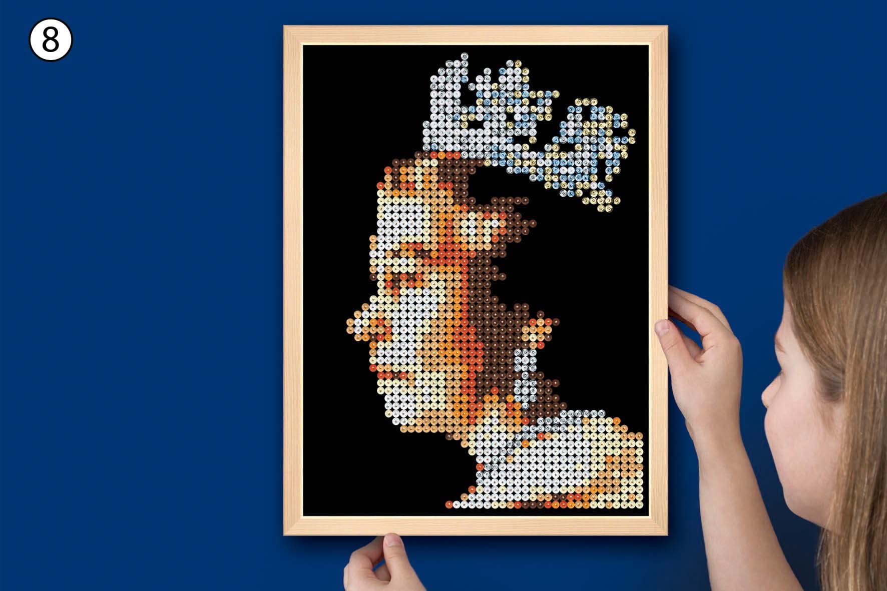 Sequin Art Queen Elizabeth II Special Memorial Edition, Sparkling Arts & Crafts Kit; Creative Crafts for Adults & Kids