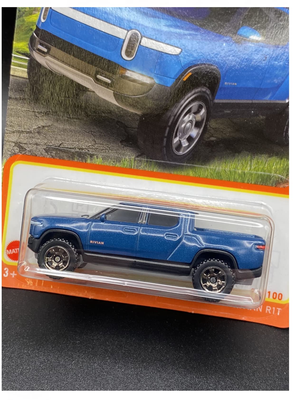 Matchbox Rivian R1T 2022 Collector #38/100 Electric Truck EV Blue