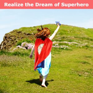 InPoTo Superhero Capes for Kids,Heroes Capes and Masks Fit for 4-12years old boy and girls Dress Up