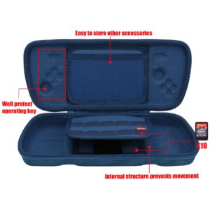 Aenllosi Hard Travel Case for Hori Nintendo Switch Split Pad Pro Handheld Controller-Blue(Only Case)