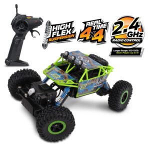 NKOK Realtree: 1:16 Scale RC: Rock Crawler - Edge Camo Green - 2.4 GHz Radio Control #81611, Competition Series, Real Time 4x4, Officially Licensed, Ages 6+