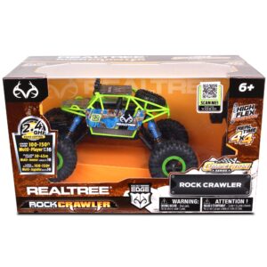 NKOK Realtree: 1:16 Scale RC: Rock Crawler - Edge Camo Green - 2.4 GHz Radio Control #81611, Competition Series, Real Time 4x4, Officially Licensed, Ages 6+