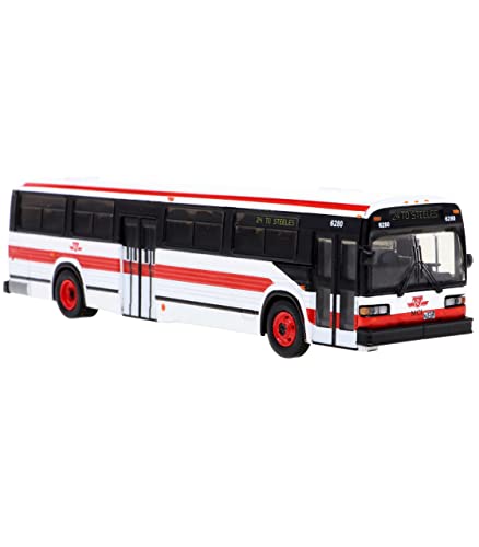 MCI Classic Transit Bus TTC Toronto 24 to Steeles Vintage Bus & Motorcoach Collection 1/87 Diecast Model by Iconic Replicas 87-0392