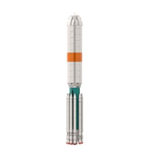 VONADO Rocket Building Blocks Set, Delta III Space Launch Vehicle Model, NA.SA Rocket Space Launch Toy, Outer Space Rocket for Kids New 2022 (593 Pcs)