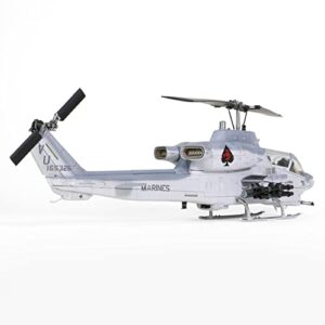 Forces of Valor Waltersons FOV-820004A-1 1:48 Scale Bell Textron Licensed AH-1W Cobra Helicopter with NTS Exhaust Army Super Diecast Military Collectible, US Navy Blue, One Size