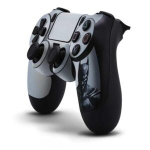 Skinit Decal Gaming Skin Compatible with PS4 Controller - Officially Licensed DC Comics Arkham Origins Batman Design