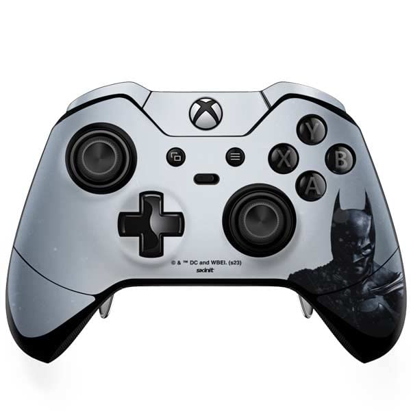 Skinit Decal Gaming Skin Compatible with Xbox One Elite Controller - Officially Licensed Warner Bros Batman Arkham Design