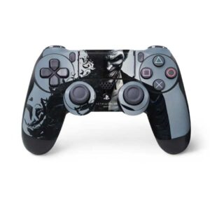 skinit decal gaming skin compatible with ps4 controller - officially licensed warner bros joker arkham design