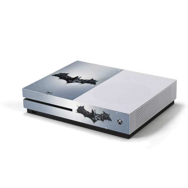 Skinit Decal Gaming Skin Compatible with Xbox One S Console - Officially Licensed Warner Bros Batman Arkham Logo Design