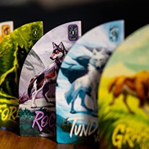 The Wolves Board Game | Wolf Themed Survival Strategy Game | Highly Interactive Family Game for Kids and Adults | Ages 14+ | 2-5 Players | Avg. Playtime 75 Minutes | Made by Pandasaurus Games