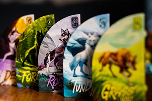 The Wolves Board Game | Wolf Themed Survival Strategy Game | Highly Interactive Family Game for Kids and Adults | Ages 14+ | 2-5 Players | Avg. Playtime 75 Minutes | Made by Pandasaurus Games