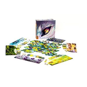 The Wolves Board Game | Wolf Themed Survival Strategy Game | Highly Interactive Family Game for Kids and Adults | Ages 14+ | 2-5 Players | Avg. Playtime 75 Minutes | Made by Pandasaurus Games