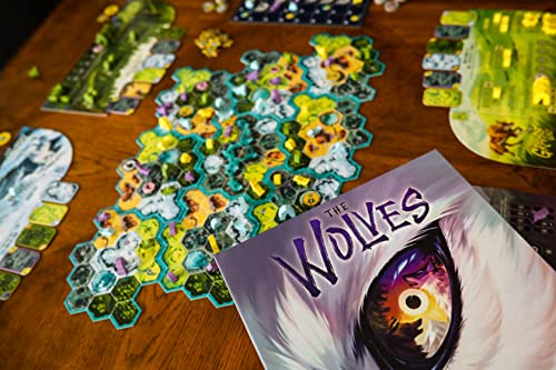 The Wolves Board Game | Wolf Themed Survival Strategy Game | Highly Interactive Family Game for Kids and Adults | Ages 14+ | 2-5 Players | Avg. Playtime 75 Minutes | Made by Pandasaurus Games