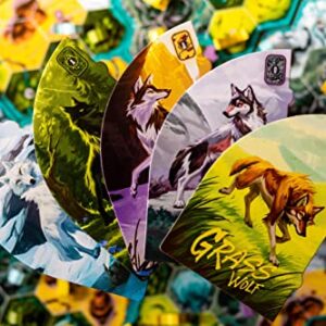 The Wolves Board Game | Wolf Themed Survival Strategy Game | Highly Interactive Family Game for Kids and Adults | Ages 14+ | 2-5 Players | Avg. Playtime 75 Minutes | Made by Pandasaurus Games