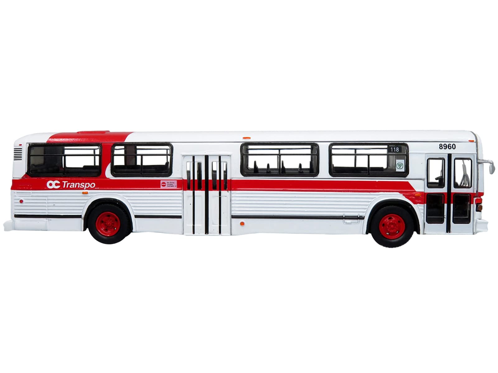 MCI Classic Transit Bus OC Transpo Ottawa 118 Kanata Vintage Bus & Motorcoach Collection 1/87 Diecast Model by Iconic Replicas 87-0394