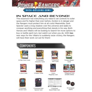 Power Rangers Deck-Building Game: Flying Higher Expansion - New Ways to Play and Win, New Playable Characters, Renegade Game Studios, Ages 14+, 1-4 Players, 30-70 Min Playing Time