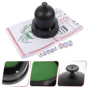 BESPORTBLE Automatic Lucky Dice Roller Cup Set Electrical Shaking Dice Cup Battery Powered Shaker Dice Set Ktv Pub Bar Party Game for Christmas Party Games