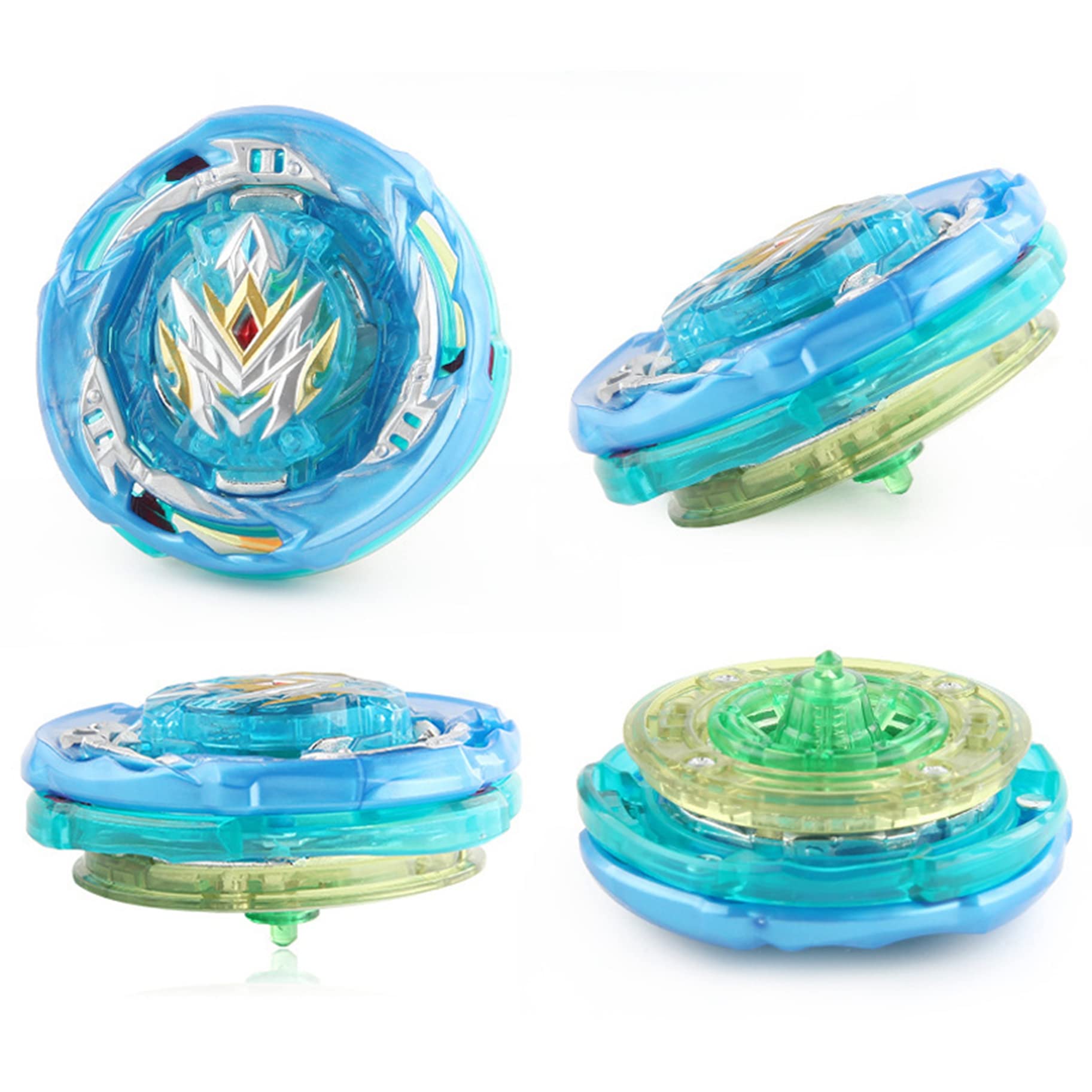 Battling Tops Toy Burst Booster BU B-202 01 Wind Knight Moon Bounce-6 Starter with Bey Burst Battle Sparking Launcher LR Right/Left Rotation & Launcher Grip Spinning Top Toy (B-202)