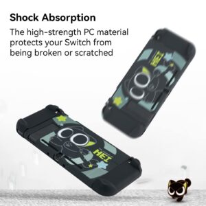 GeekShare Protective Case Slim Cover Case Compatible with Nintendo Switch and Joy-Con - Shock-Absorption and Anti-Scratch - The HEI Series