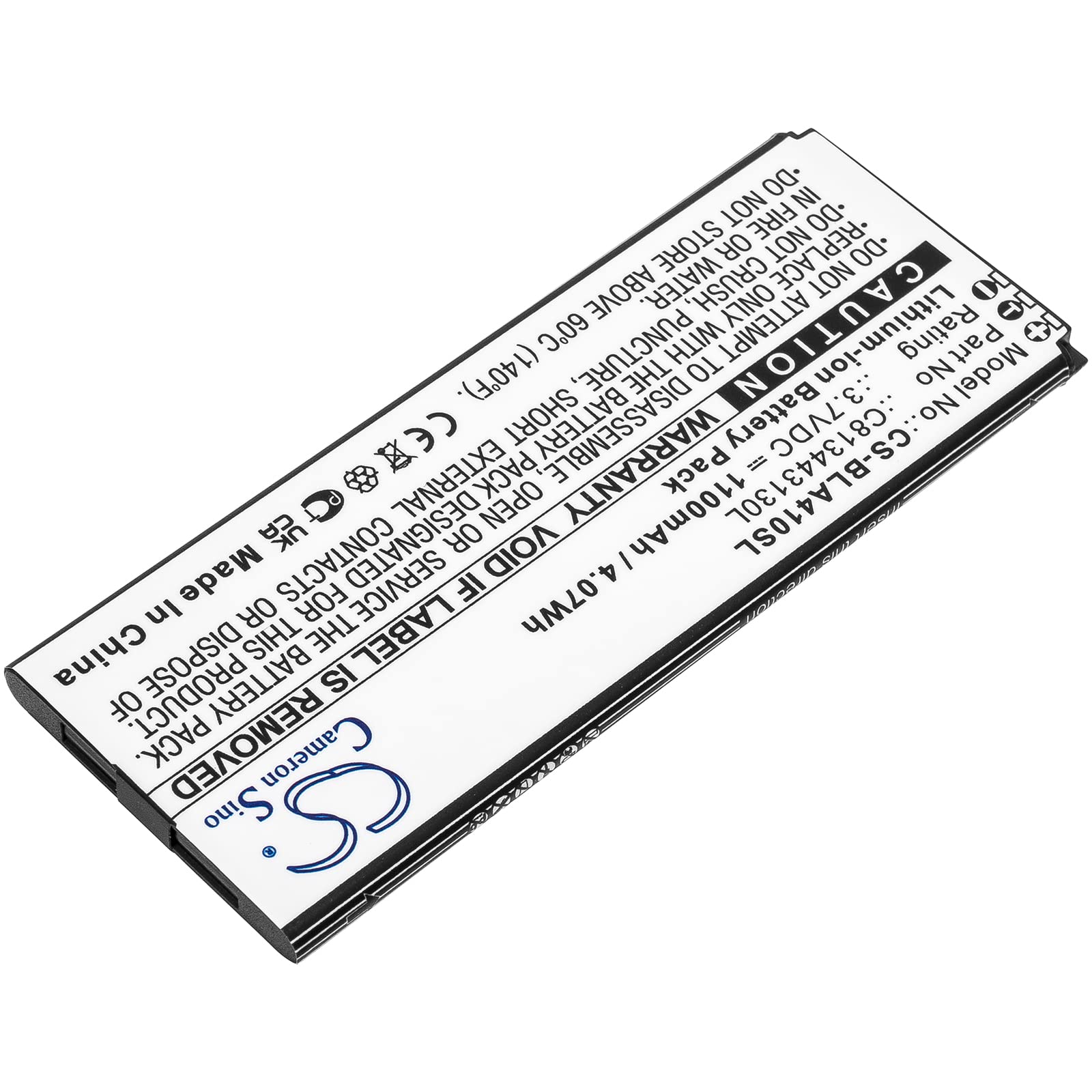 Yibudt 3.7V Battery Replacement for L4 Advance L4 A410U Advance L5 L5 Advance A4 2019,C813443130L