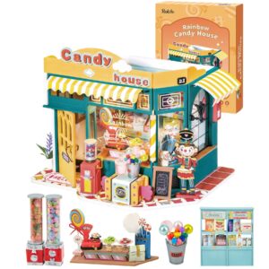 rolife diy miniature dollhouse kit-1:20 tiny house kit for adults and kids-mini house kit-hobbies for women and men