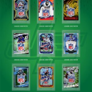 2022 Sportscards Jersey Fusion Football Edition Hobby Box - 1 Original Trading Card with an Authentic Player Worn Swatch or Patch