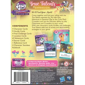 My Little Pony: Adventures in Equestria Deck-Building Game True Talents Expansion - New Characters / Cards/ Challenges & More, Renegade Game Studios, Ages 14+, 1-4 Players, 45-90 Min