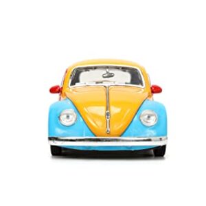 Sesame Street 1:24 1959 Volkswagen Beetle Die-cast Car & 2.75" Oscar The Grouch Figure, Toys for Kids and Adults