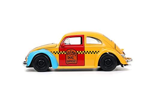 Sesame Street 1:24 1959 Volkswagen Beetle Die-cast Car & 2.75" Oscar The Grouch Figure, Toys for Kids and Adults